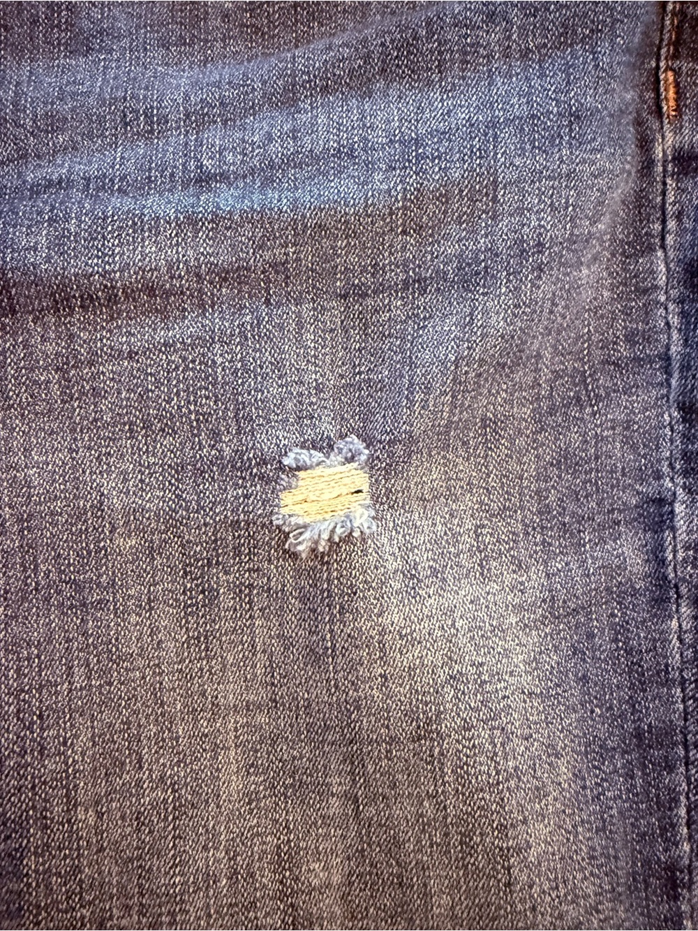 Kut from the Kloth Straight Leg Jeans in Blue Denim - Picture 5 of 9